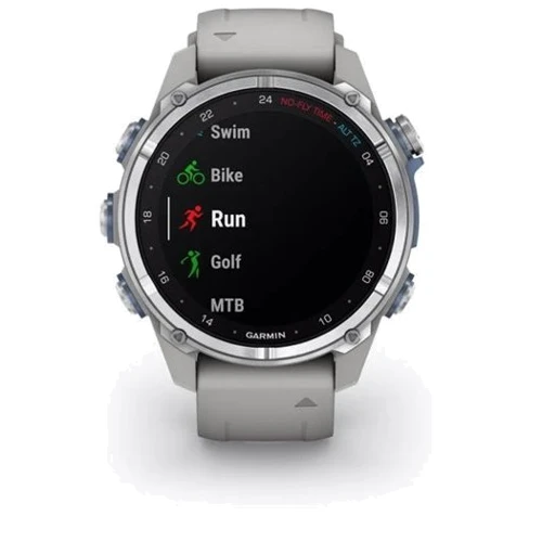 Смарт-годинник Garmin Descent Mk3 43mm Stainless Steel with Fog Grey Silicone Band (010-02753-04) фото 9