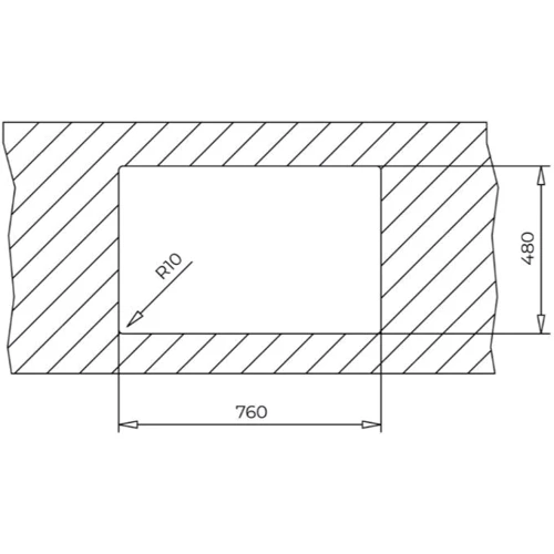 Кухонная мойка Teka STONE 60 S-TG 1B 1D 115330034 графит: Форма Прямоугольная
