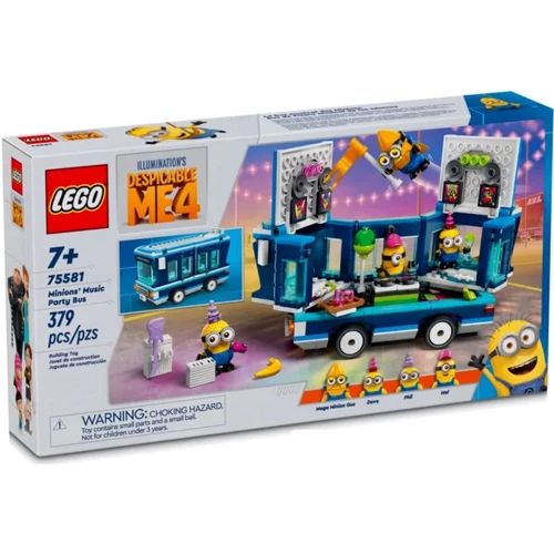 Конструктор LEGO Minions Автобус для музичної вечірки міньйонів (75581)