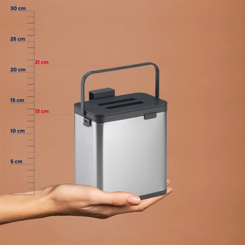 Відро для органічних відходів KELA Plata сріблясте 2.1 л (12129)