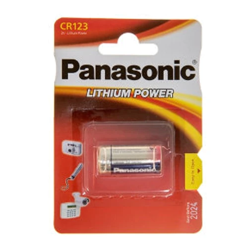 Батарейка Panasonic CR 123 BLI 1 LITHIUM (CR-123AL/1BP)