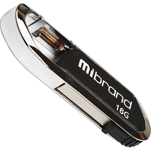 USB-флешка Mibrand 16GB Aligator Black USB 2.0 (MI2.0 / AL16U7B)