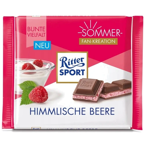 Шоколад Ritter Sport малина йогурт 100 г (RS000003)