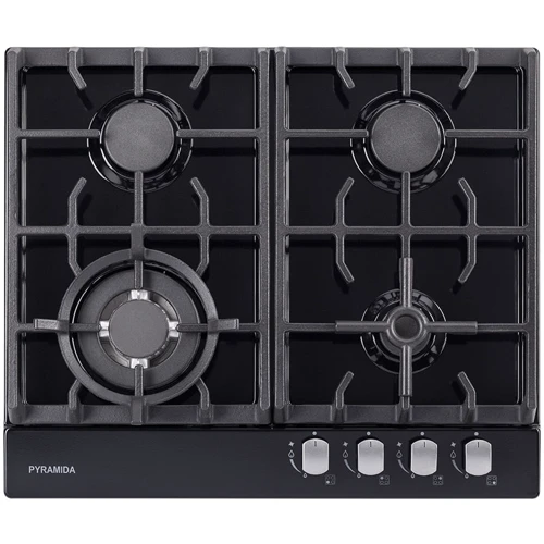 Варочная поверхность газовая Pyramida PFE 643 Black Luxe