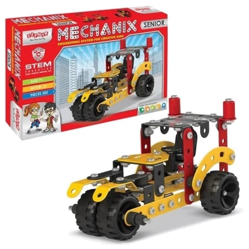 Металлический конструктор Zephyr Mechanix Senior развивающий 202 элемента 21 моделей (09004)