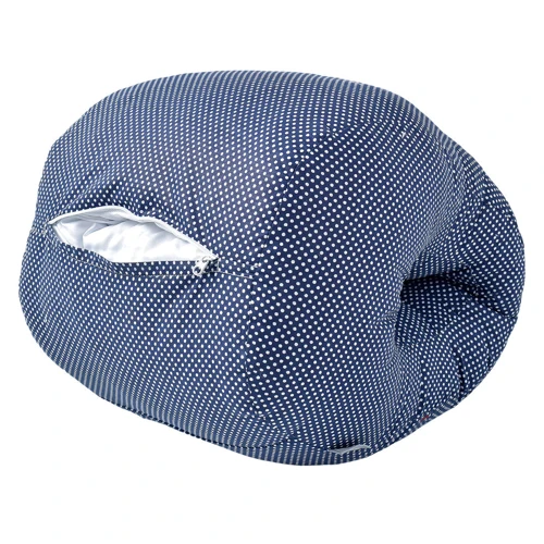 Подушка Papaella Mini Горошек для кормления, синий, 30х28х30 см (8-31999) фото 4