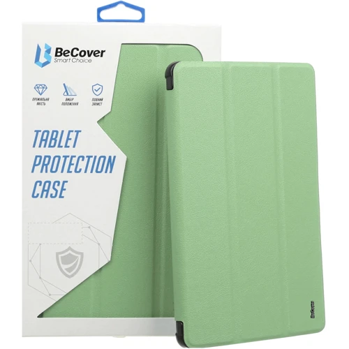 Аксессуар для iPad BeCover Magnetic 360 Rotating with Pencil mount Green for iPad 10.9 (2022 / 2024) / iPad 11 2025 (708504)