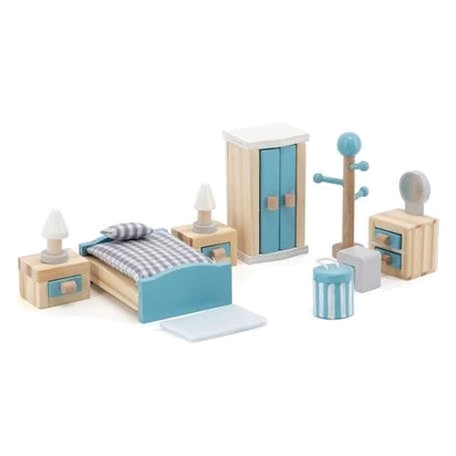 Дерев'яні меблі для ляльок Viga Toys PolarB Спальня (44035)