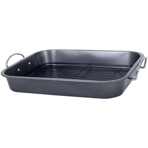 RINGEL STRUDEL прямоугольная с решеткой гриль 37.5x25.5x5см (RG-10207): Форма прямоугольная
