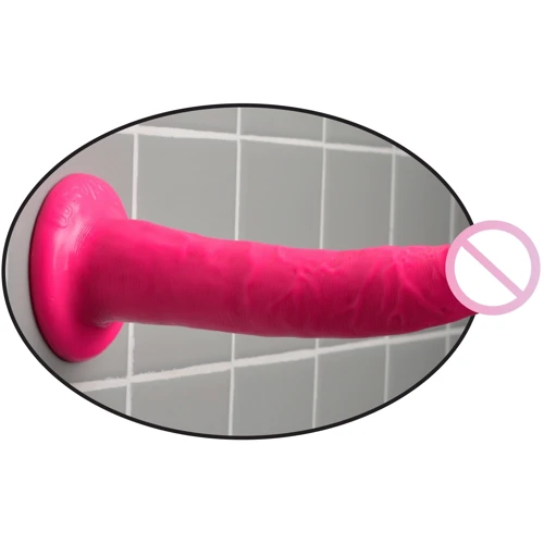 Pipedream Slim Dillio 7 Inch фаллоимитатор на присоске, 17.8х4.1 см, розовый