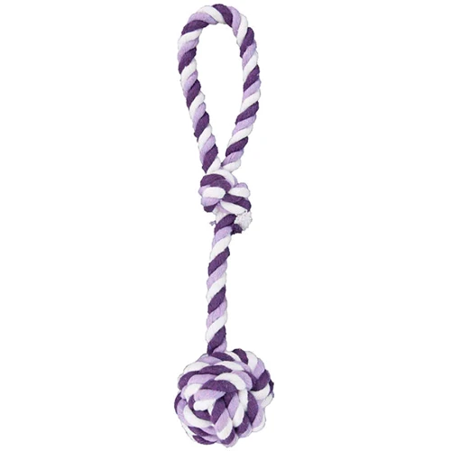 Канат з одним вузлом Flamingo Cotton Rope Knot для собак 60x6 см