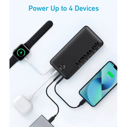 Внешний аккумулятор Anker Power Bank 40000mAh 347 30W Black (A1377): Особенности быстрая зарядка