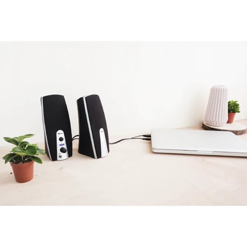 Акустическая система Trust 2.0 MILA USB Black/White (16697): Выходная мощность колонок 5 Вт (2х2.5 Вт)