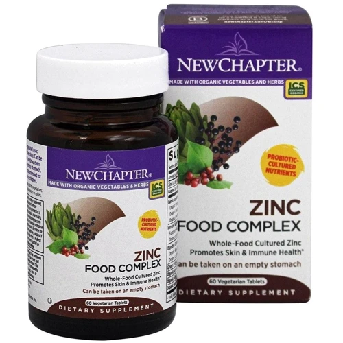 New Chapter Zinc Food Complex 60 Tabs Цинк пищевой комплекс