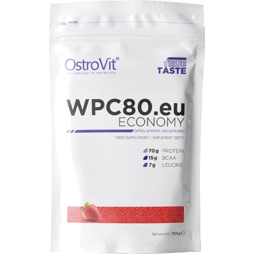 Протеїн OstroVit Economy WPC80.eu 700 g /23 servings/ Strawberry