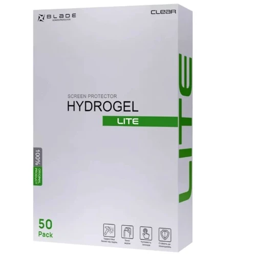Защитная пленка для iPhone BLADE Hydro-Gel Screen Protector LITE Clear Glossy
