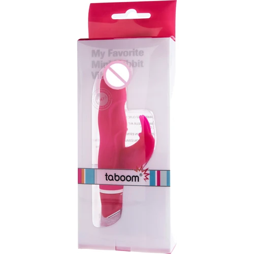 Мини вибратор кролик Taboom My Favorite Mini Rabbit, 12,5х2,5 см, розовый
