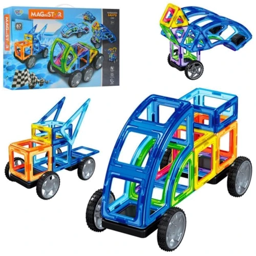 Магнитный конструктор MAGniSTAR Limo toy Транспорт 87 деталей (LT3003 )
