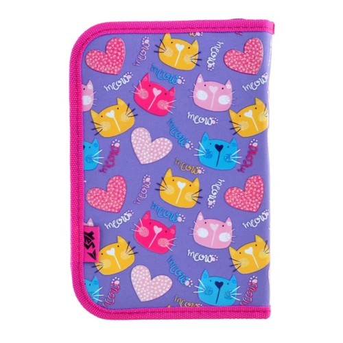 Пенал твердий одинарний з двома клапанами YES HP-04 "Loving Cats" (532556): Рік випуску колекції 2019
