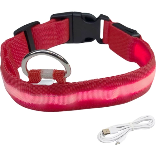 Нашийник з підсвічуванням UFT PET LED 2 Red для собак з акумулятором L (UFTPL2Lred)