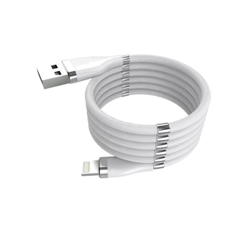 Кабель SuperCalla USB Cable to Lightning magnetic White 0.9m: Длина 0.9 м