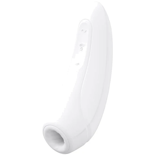 Вакуумный клиторальный стимулятор Satisfyer Curvy 1+ White
