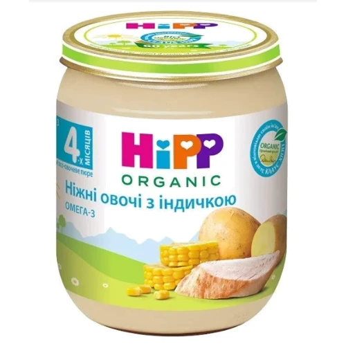 Пюре HIPP из индейки БИО, 125 гр (9062300131328)