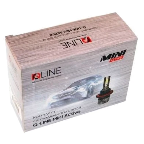 Лампы светодиодные QLine Mini Active HB3 9005 6000K (2шт.): Цвет свечения Белый