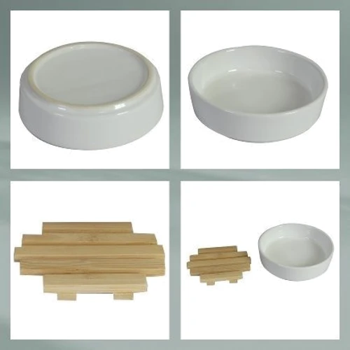 Мыльница KELA Natura белый 11.5х3 см (18585)