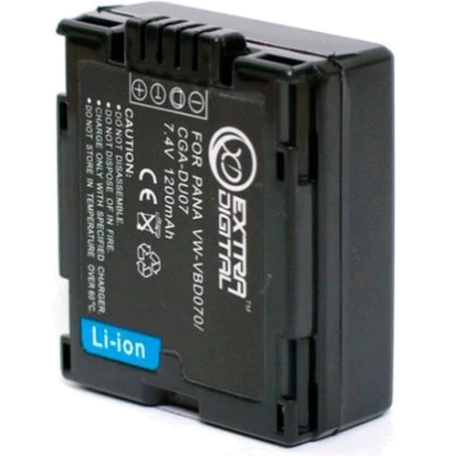 Аккумулятор ExtraDigital Panasonic VW-VBD070, CGA-DU07: Тип аккумулятор