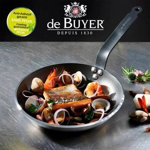 Сковорода De Buyer Choc Lyonnaise 20 см (8180.20): Тип сковороды Традиционная