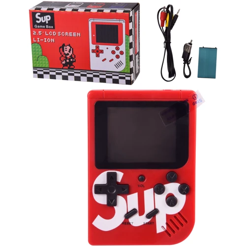 Игровая консоль портативная CY2224 400 игр, 4 цвета микс, цветной экран