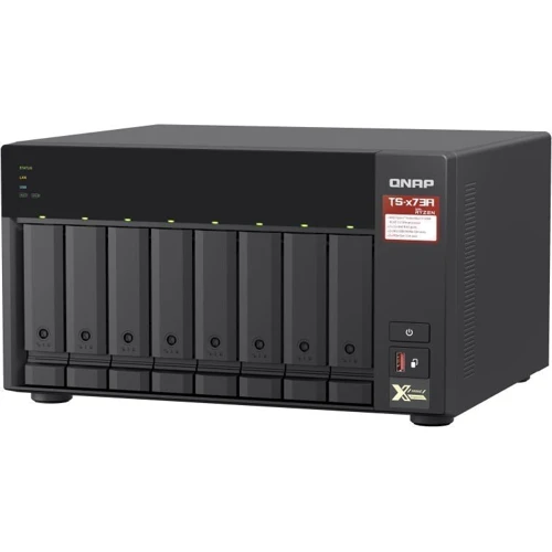Мережевий накопичувач (NAS) QNAP 8BAY 8GB TS-873A-8G: Попередньо встановлені диски немає