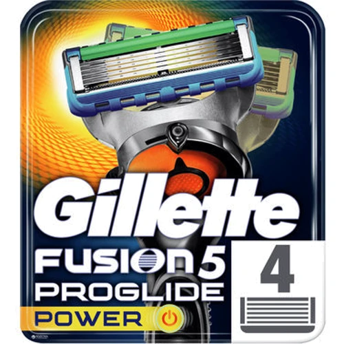 Gillette Fusion ProGlide Power Змінні касети для гоління 4 шт.