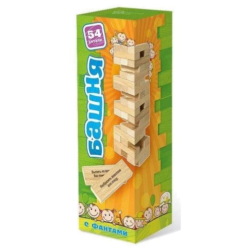 Настольная игра Нескучные игры Башня с заданиями для детей