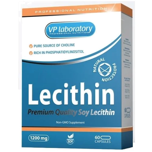 VPLab Lecithin 1200 mg Лецитин 60 капсул