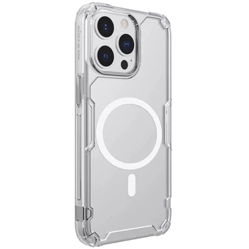 Чохол для iPhone Nillkin Nature Pro Magnetic Clear for iPhone 14 Pro Max: Матеріали поликарбонат и полиуретан