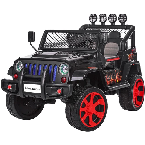 Детский электромобиль Джип Bambi Racer Jeep Wrangler, черный (M 3237EBLR-2-3)
