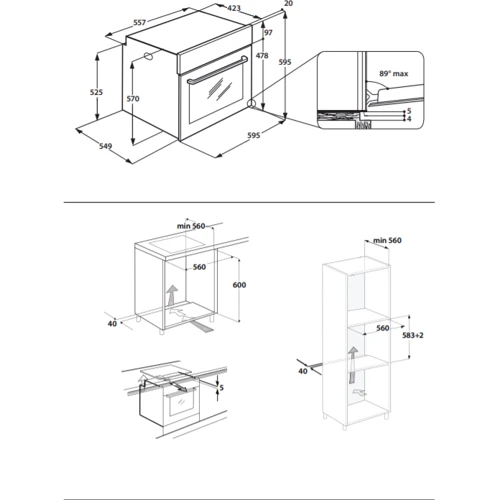 Духовой шкаф электрический Hotpoint-Ariston FA2 844 JH IX HA: Класс энергопотребления A