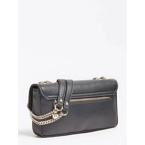 Жіноча сумка через плече Guess Belle Isle CNVRTBLE Xbody Flap чорна (HWVG7744210-BLA): Стать жіночий