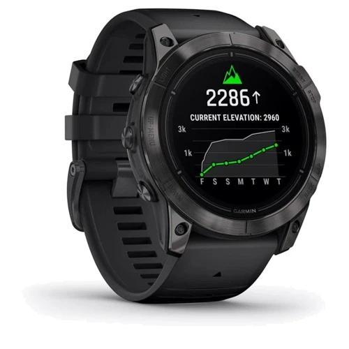 Смарт-часы Garmin Epix Pro (Gen 2) 51mm Sapphire Carbon Grey DLC Titanium with Black Band (010-02804-01): Время работы до 16 дней