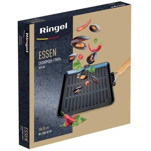Сковорода Ringel Essen сковорода-гриль без крышки 28см (RG-2308-28*28): Диаметр, см 28