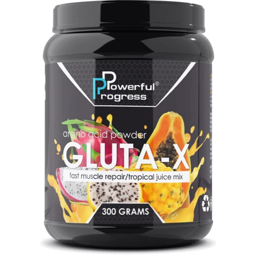 Аминокислота для спорта Powerful Progress Gluta Х 300 g /30 servings/ Tropical mix