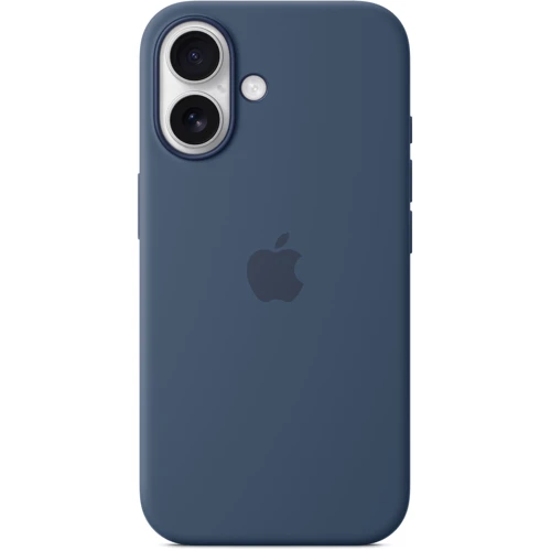 Чехол для iPhone Apple iPhone 16 Silicone Case with MagSafe - Denim (MYY23ZM/A): Тип чехла накладка на заднюю часть