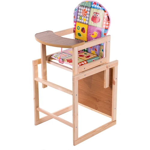 Стульчик- трансформер Наталка Зайчик-01 эконом разноцветный (сова и цыпленок) (623098): Тип трансформер