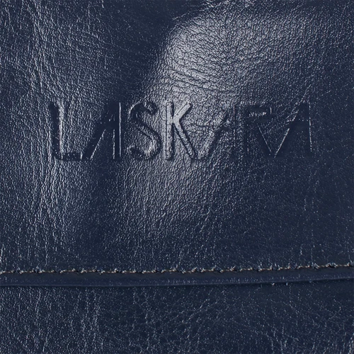 Женская сумка тоут Laskara синяя (LK-DD218-navy): Фактура Матовая, Гладкая