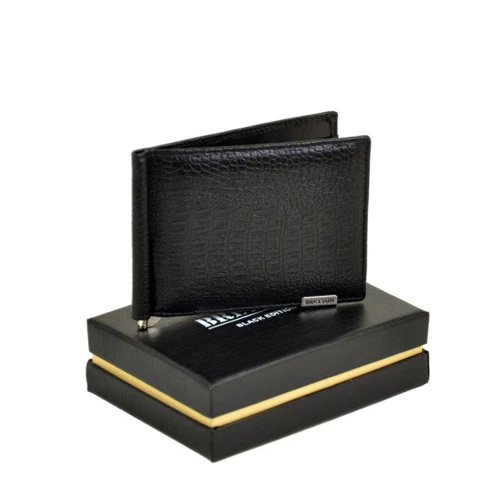 Чоловік затиск для грошей Bretton чорний (30507 black)