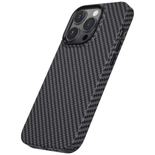Чехол для iPhone WIWU Kevlar Magnetic Black (LCC-107) for iPhone 14: Цвет черный