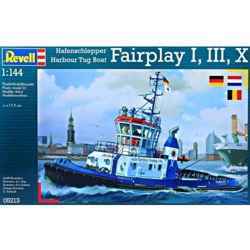 Модель Revell Портовый буксир Harbour Tug Boat Fairplay 1:144 (5213)