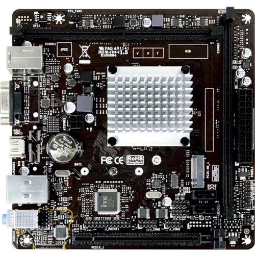 Biostar J4125NHU: Оперативна пам'ять 2xDDR4 2400 МГц, до 8 ГБ
